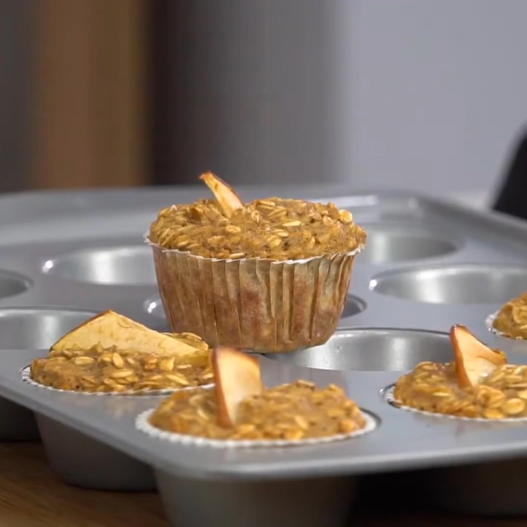 Muffins de maçã